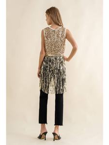 Débardeur <span class=keywords><strong>de</strong></span> jour sans manches à sequins pour femmes, nouvelle collection 2023 - Product Image 6
