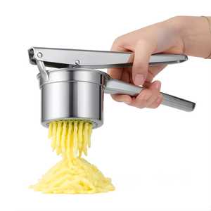 Passaverdura in acciaio inox con fori da 2,5 mm, utensile manuale da cucina per purè di patate - Product Image 1