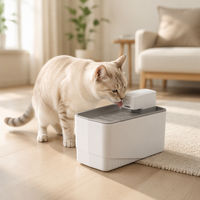 Distributeur d'eau intelligent pour animaux de compagnie, capteur automatique, filtre à circulation, fontaine à eau, distributeur d'eau pour chat