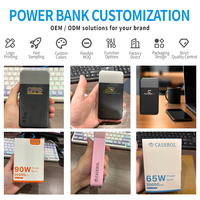 Powerbank Portabel Kapasitas Besar Layar LED Pintar 35W 45W 65W 90W 10000mAh 20000mAh Pengisian Cepat Laptop Ponsel Murah