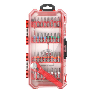 34 Piece <b>Screwdriver</b> <b>Bit</b> <b>Set</b> Phillips Cross Head <b>Bits</b> In Plastic Case For Diy Repair Tools - Product Image 3