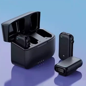 Siêu rõ ràng M28 cho <span class=keywords><strong>Bluetooth</strong></span> lavaliere Lavalier mic 1 <span class=keywords><strong>Receiver</strong></span> 2 cổ áo Micro C 10-15 giờ Thời gian làm việc không dây cho - Product Image 4