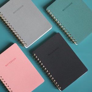 PU da Bìa nhà máy Bán buôn giá <span class=keywords><strong>A5</strong></span> A6 hàng ngày làm việc nghiên cứu xoắn ốc notepad Yo xoắn ốc cuộn dây máy tính xách tay - Product Image 4