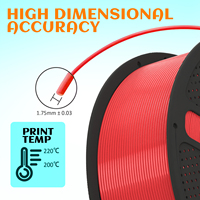 Filamen PETG Berkualitas Tinggi Merek Honya3D untuk Printer 3D, Plastik Kecepatan Tinggi 1.75mm 1KG, Bahan Mesin Printer 3D FDM 200C