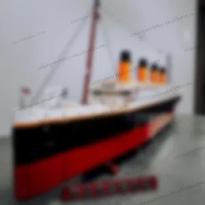9090PCS 10294 Titanic Large Cruise Boat Ship Steamship Model Jumbo DIY Assembly Brick Construction Toys Building Blocks Sets