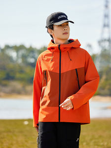 แจ็กเก็ตกลางแจ้งชั้นเดียวสำหรับออกไปข้างนอกในฤดูใบไม้ผลิเสื้อโค้ทสำหรับเด็กใส่สบายกีฬากลางแจ้งขี่รถปีนเขาโลโก้ตามสั่ง - Product Image 2