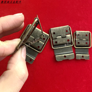Furniture Hinge Iron Surface Mount Traditional Design For Wooden Box Durable Hardware - Product Image 2