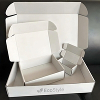 Caja de Envío de Cartón Plegable Impresa Personalizada Profesional para Ropa, Diseñada para Comercio Electrónico y Transporte Seguro de Prendas