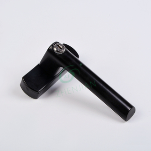 High Quality T Type Design Aluminum <strong>Window</strong> <strong>Lock</strong> Modern Zinc Casement Door Handle <strong>Safety</strong> <strong>Lock</strong> for <strong>Windows</strong> Wholesale Black Color - Product Image 2