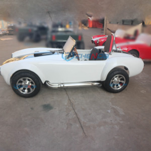 Mini kart de course <span class=keywords><strong>Cobra</strong></span> électrique élargi, 2 places, style Hot Rod classique, pour transport spécial, à <span class=keywords><strong>prix</strong></span> compétitif - Product Image 5