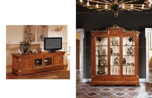 מלא מטבח ארונות סיטונאי עתיק + ארונות זכוכית מזנונים - Product Image 3