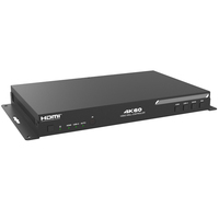 4K UHD USB-C 1x10 Videowall-Prozessor mit EDID-Management, Rahmenanpassung, RS232-Unterstützung und optischer L/R Analog-Audio-De-Embedding