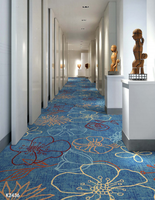 Moquette en nylon Axminster à motifs floraux, tapis de chambre d'hôtel, moquettes en gros