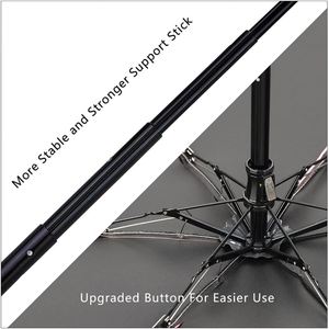 Parapluie de poche pliable en cinq sections, personnalisé, super UPF 50, manuel, mini, pliable, vente en gros - Product Image 3