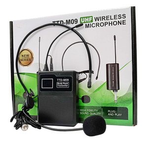 TTD-M09 UHF <b>Wireless</b> <b>Microphone</b> Body Pack Transmitter With <b>Headset</b> Mic High Fidelity Sound Quality Plug And Play - Product Image 1