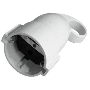 Area 16a bianca con supporto per dito, ideale per installazioni elettriche sicure e pratiche. - Product Image 1