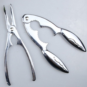Nutcracker Metal Crab Claw Seafood Tool Silver 17x4.2x0.8 Cm For Kitchen Use - Product Image 3