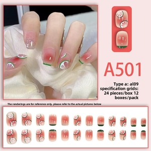 <span class=keywords><strong>Faux</strong></span> <span class=keywords><strong>ongles</strong></span> autocollants amovibles faits main, style TikTok influenceur, tendance française, très demandés - Product Image 3