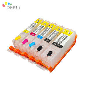 ¡Nuevo! PGI 580 CLI 581 cartucho de tinta rellenable para Canon <span class=keywords><strong>TR7550</strong></span> TR8550 TS6150 impresora restablecer cartucho con Chip - Product Image 5