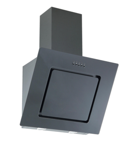 <span class=keywords><strong>Hotte</strong></span> de cuisine électrique à îlot mural en verre noir de 90cm Design coudé LED pour la maison Design coudé pour le chinois - Product Image 4