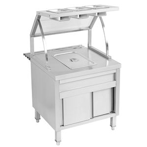 Chariot mobile avec plateau en verre, pour les restaurants, les hôtels, les valises, 3 à 6 poêles - Product Image 4