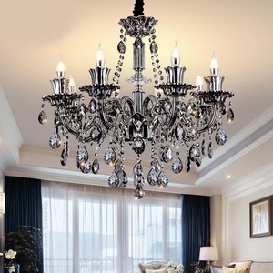 Decorazione personalizzata a forma di <span class=keywords><strong>candelabro</strong></span> in metallo cristallo lampada a sospensione per interni a Led moderna <span class=keywords><strong>lampadario</strong></span> di cristallo - Product Image 2