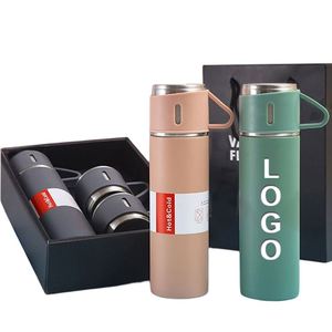 Hot Sale Gift Set Cup 304 Stainless Steel Thermos Water Bottle Tumbler Coffee Mug Cup Warmer With Custom Logo - Product Image 1
