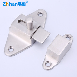 Pestillo de Puerta Zhan Han de Acero Inoxidable 304, Perno de Alta Resistencia Fundido con Precisión para Puerta de Baño - Product Image 1