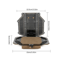 Support de téléphone portable tactique SIVI MOLLE avec panneau de navigation dissimulé et hauteur réglable pour équipement de plein air
