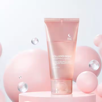 Recién llegado, superventas, producto coreano para el cuidado de la piel, venta al por mayor, mascarilla de envoltura nocturna de colágeno, 75ml