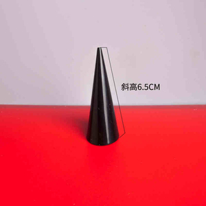 Vòng màu đen trắng hiển thị tổ chức Triển Lãm Đứng rõ ràng acrylic nhựa tháp hình nón trang sức hiển thị cho nhẫn - Product Image 5