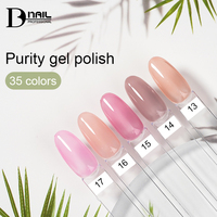 Vernis Gel Pureté OEM à Forte Viscosité Pure Desire Marque Privée Sans HEMA Vernis Gel Base Caoutchouc Couleurs Mixtes d'Été pour Salon