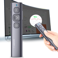 Pointeur USB sans fil pour présentations, batterie au lithium 300 mAh, clicker intelligent, laser numérique avancé, présentateur pour réunions d'entreprise
