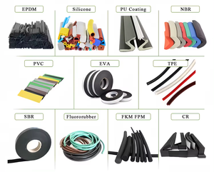 Produits personnalisés en caoutchouc EPDM Bande d'étanchéité coupe-vent insonorisée pour pont <span class=keywords><strong>cassé</strong></span> pour fenêtres de porte en aluminium Tampon anti-collision - Product Image 5