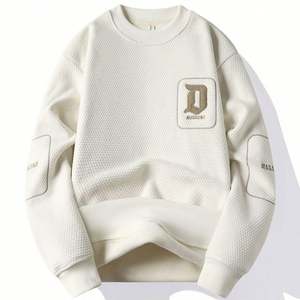 เสื้อสเวตเตอร์ปักลายผ้ากำมะหยี่แบบชิ้นเดียวผ้าฟลีซถักกันปุ่นหน้าหนาให้ความอบอุ่นในฤดูหนาว - Product Image 3