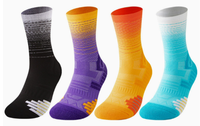 Chaussettes de basketball d'élite pour enfants de haute qualité, tricotées, avec coussinets solides, à séchage rapide, compression et semelle antidérapante