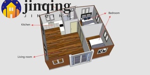 Système <span class=keywords><strong>de</strong></span> maison conteneur en acier à montage rapide, respirant, 20 pieds, 40 pieds, design extensible, usage résidentiel/<span class=keywords><strong>commercial</strong></span>, 2/3/4 chambres - Product Image 6