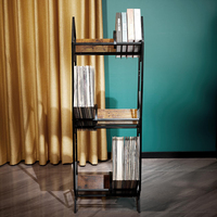 JH-Mech Porte-Disque Vinyle Empilable Jusqu'à 220 Albums 3-Tiers Métal Porte-Disque Vinyle