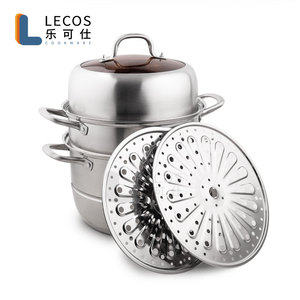 Usine commerciale polyvalente en acier inoxydable marmite à <span class=keywords><strong>couscous</strong></span> à la vapeur marmite à boulettes de légumes pour une cuisine saine - Product Image 4