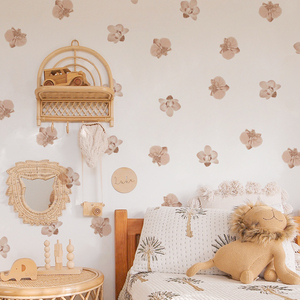 Dessin animé fleur stickers muraux chambre d'enfants salon décoration <span class=keywords><strong>papier</strong></span> <span class=keywords><strong>peint</strong></span> bricolage autocollants auto-adhésifs - Product Image 2