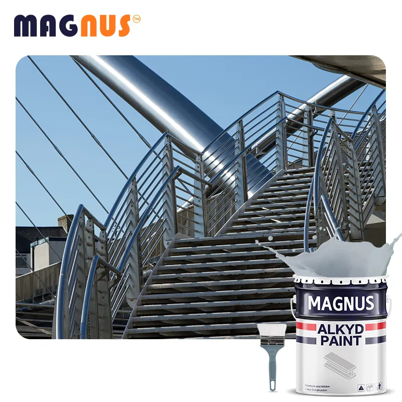 Verniz de pintura em spray acrílico para uso doméstico, acabamento metálico em spray de aço para personalização, resina acrílica de ácido poliacrílico Magnus