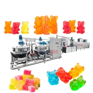 Cao yiled Trung Quốc Gummies kẹo máy móc Nhà cung cấp Vitamin Gummy gấu kẹo thực phẩm máy
