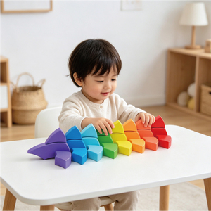 <span class=keywords><strong>Puzzle</strong></span> en <span class=keywords><strong>bois</strong></span> arc-en-ciel, blocs à empiler, <span class=keywords><strong>puzzle</strong></span> <span class=keywords><strong>mandala</strong></span> en spirale coloré, éducation Montessori pour enfants - Product Image 2