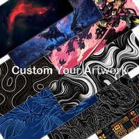 Tapis de souris personnalisé à texture abstraite super chaude grand tapis de table ligne tapis de table motif tapis de bureau vente en gros d'usine