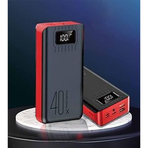แอนดอล พาวเวอร์แบงค์ 40000mAh 5in1 USB MicroUSB Type C Dual Port จอแสดงผลดิจิตอลสีแดงสีดำ - Product Image 3