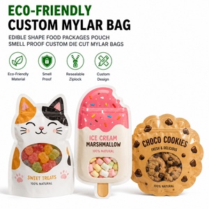Bolsas de Mylar Personalizadas de Fábrica BSCI, de Alta Calidad, Comestibles, a Prueba de Olores, Sellables y con Forma Personalizada - Product Image 1