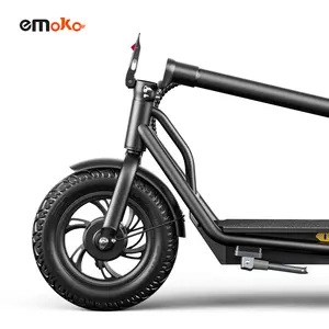 Emoko Nouveau design 12 pouces kilométrage 60km 48v 800w Puissant moteur Chine prix vitesse max 35km navettage e Scooter scooter électrique