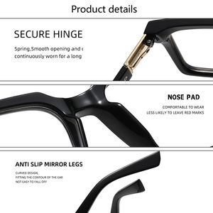 新しいスタイル高品質2026流行のPC素材光フォトクロミック眼鏡フレームブルーライトブロッキングメガネ - Product Image 5