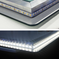Miroirs LED intelligents en gros pour usines, interrupteurs tactiles/sensoriels adaptés aux appartements et villas, tailles personnalisables.