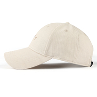 Casquette de baseball vintage sportive en sergé à six panneaux, broderie main lettre, style tendance, pour femmes et adultes, haute qualité, ajustable